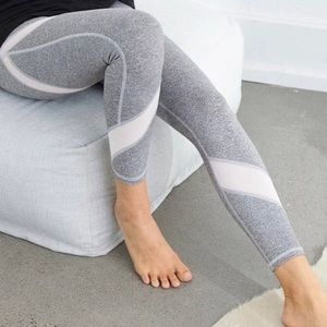 🩶Aerie by American Eagle Grey Mesh Athletic Leggings